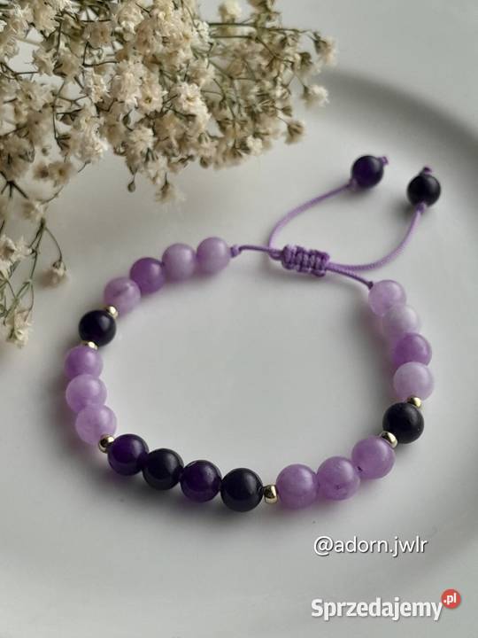 Bransoletka Sznurkowa z kamieni naturalnych Bielsko-Biała