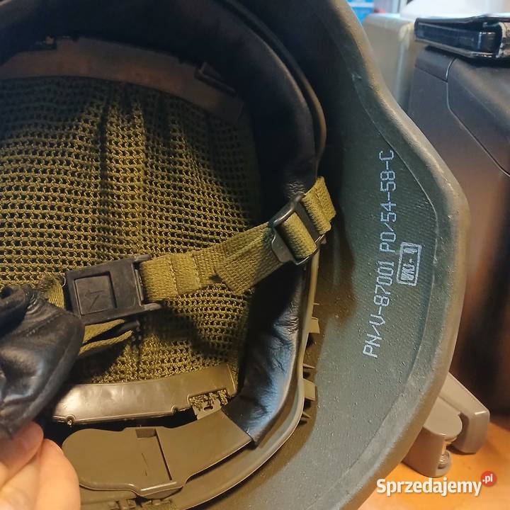 Hełm kompozytowy HP01 MASKPOL BR khaki 2006r łódzkie sprzedam