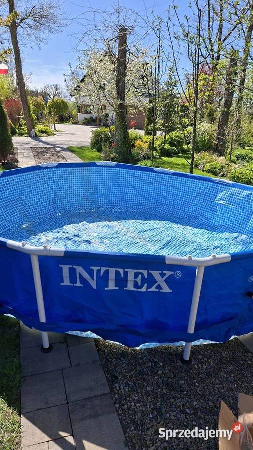 Basen duży 350 m z pokrowcem bez pompy stan