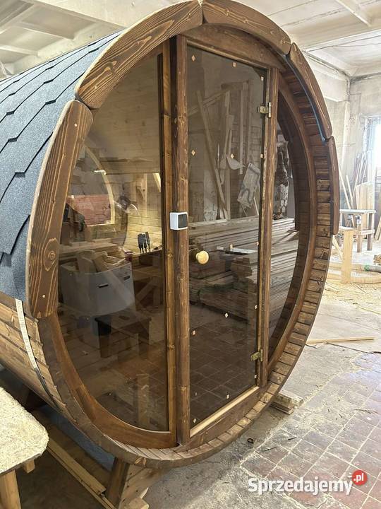 Sauna Beczka 200 Panoramiczna Bania Ruska Puńsk sprzedam