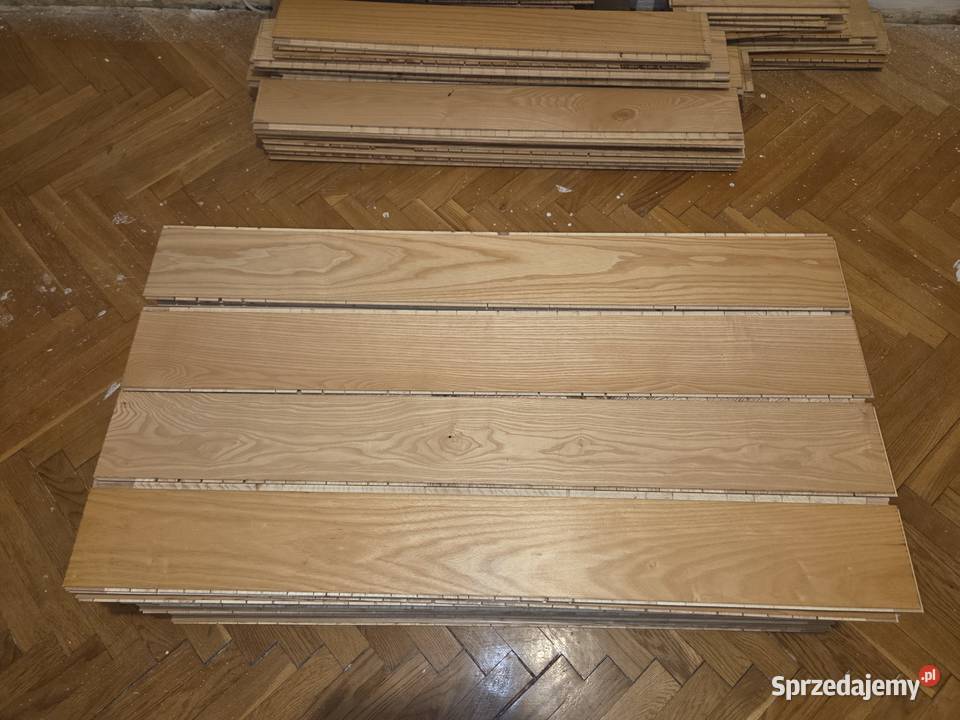 Deska podłogowa barlinecka drewno vfuga ok 15 m2 Wrocław sprzedam