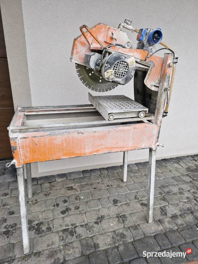 Zagęszczarka i piła do cięcia kostki i betonu Miechów