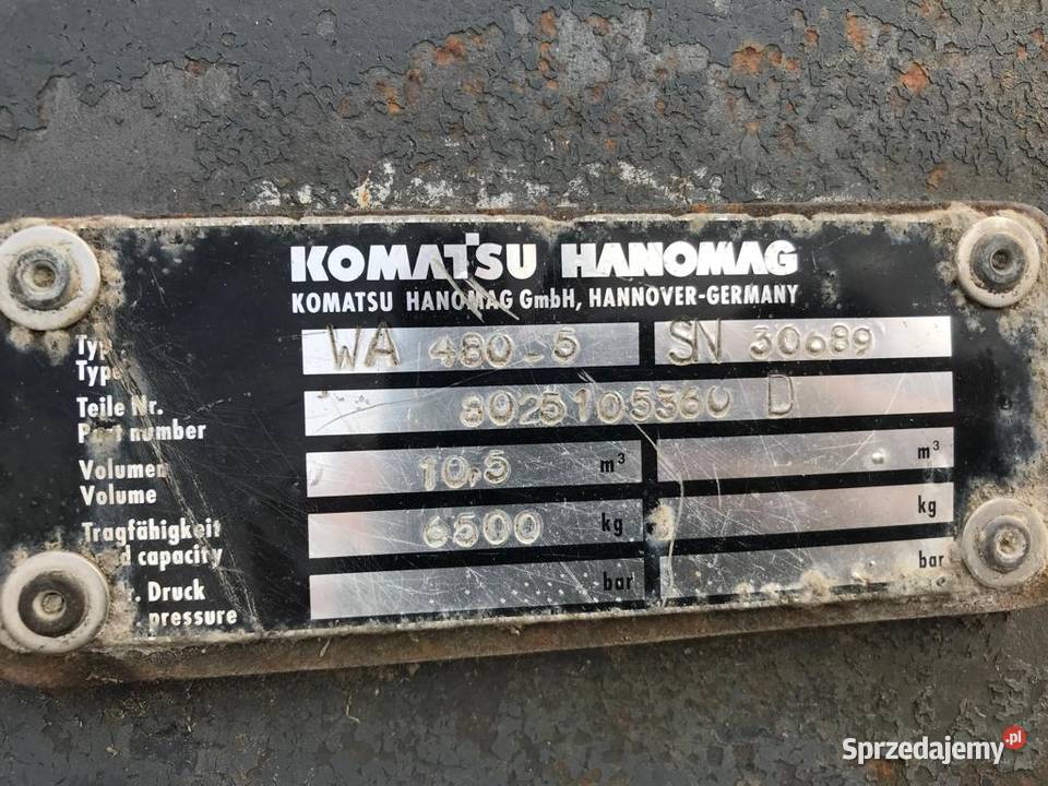 Łycha objętościowa do Komatsu Kołodziejewo