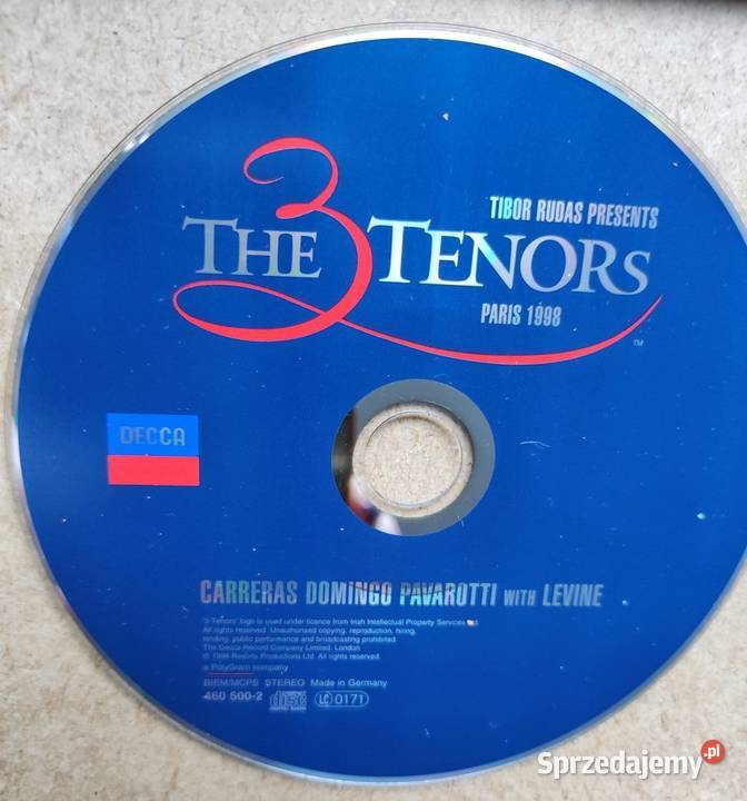 Carreras Domingo Pavarotti with Levine 1998 1991 Kielce