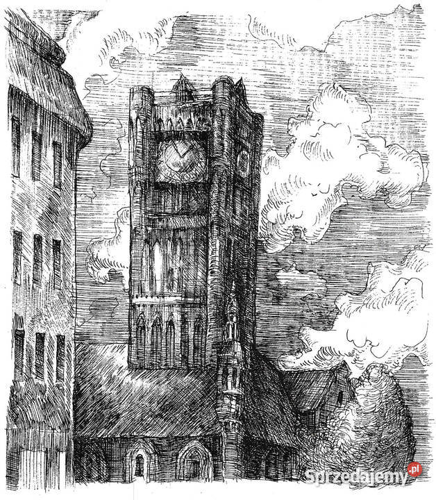 6 prac graficznych tworzących cykl pt Toruń w kujawsko-pomorskie