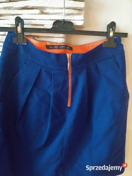 kobaltowa spódnica mini Zara S Częstochowa sprzedam