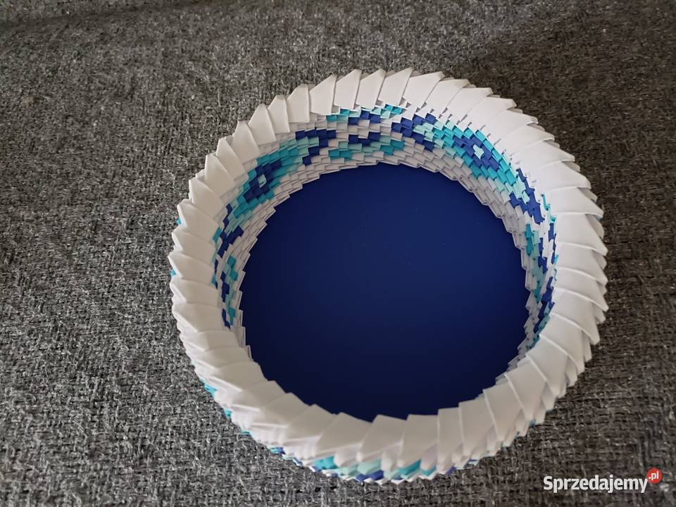 Szkatułka Origami Modułowe 3D Rękodzieło Kwidzyn