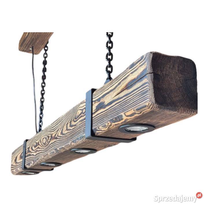 Wisząca lampa ze starego drewna RusticBeam 120 Toruń