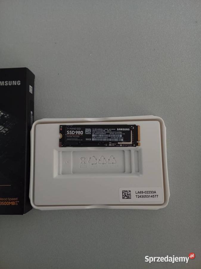 Dysk SSD Samsung 980 NVMe M2 500GB Dyski Chełmiec