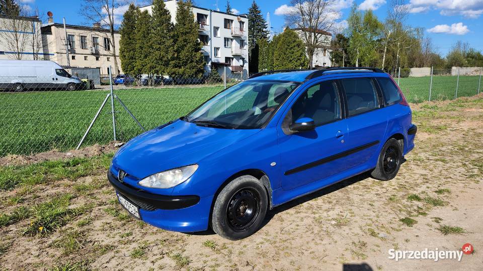 Peugeot 206 11 benzyna LPG GAZ 2003r SALON benzyna+LPG łódzkie Pabianice