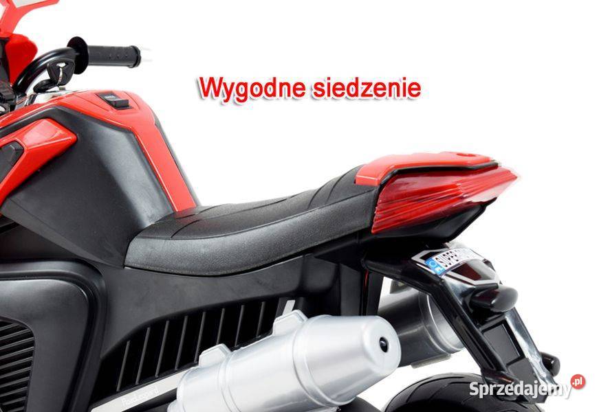 DUŻY MOTOR ŚCIGACZ Z SYMULACJĄ WYDECHU MIĘKKIE Dla Dziecka Toruń