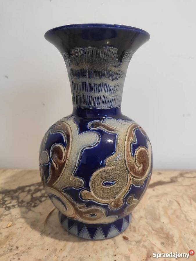wazon Gres Alzacji zdobiony ręcznie