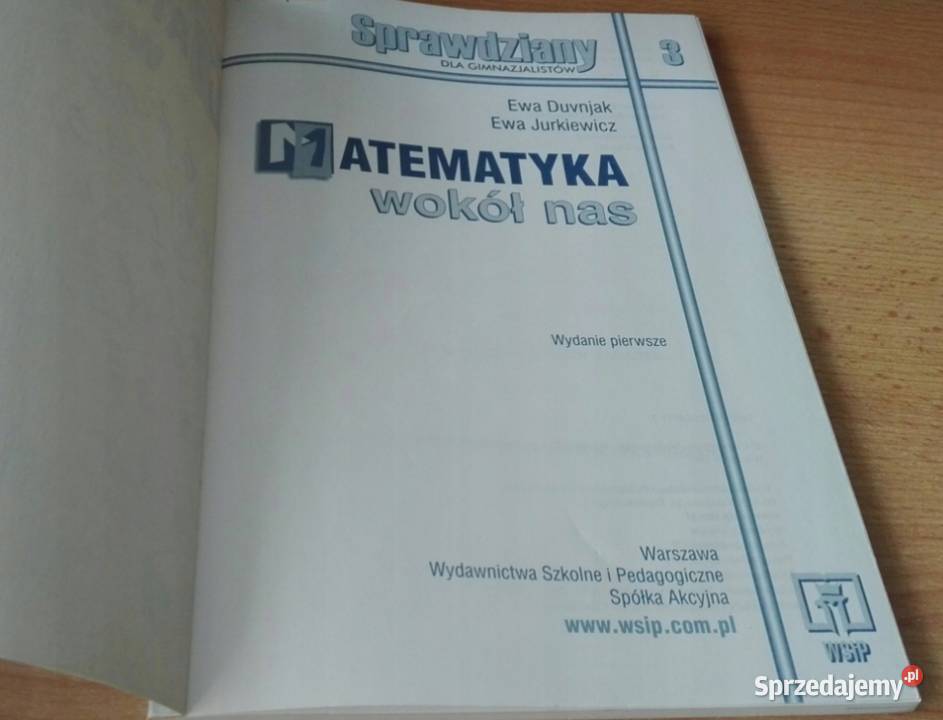 Matematyka wokół nas sprawdziany gimnazjum 3 sprzedam