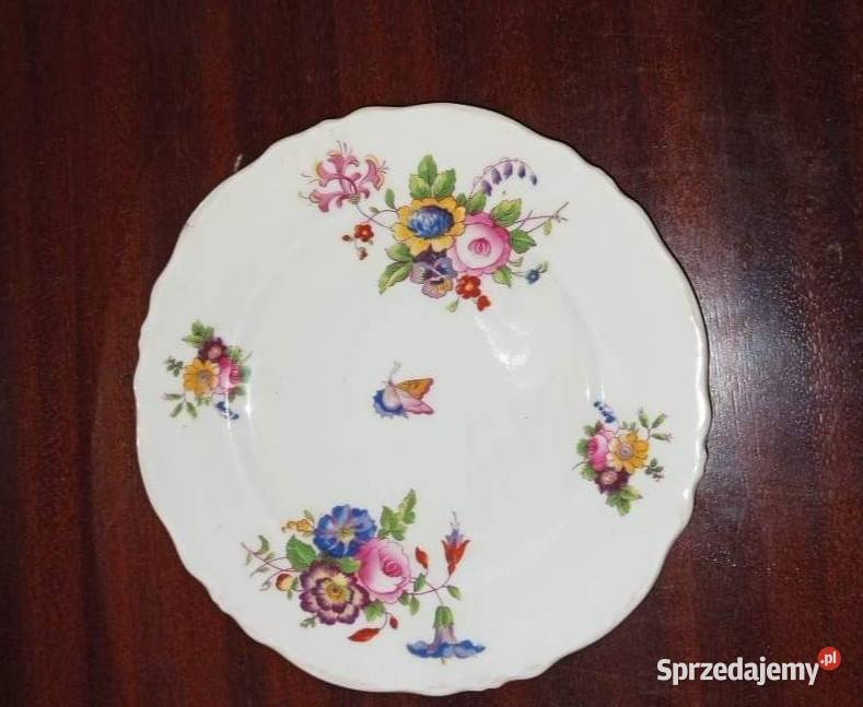 filiżanka z talerzykiem deserowym CauldonEngland Gdańsk