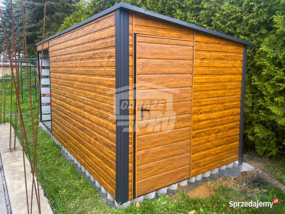 Schowek Domek Ogrodowy 3x2m Wiata 15m drzwi Dach Sopot