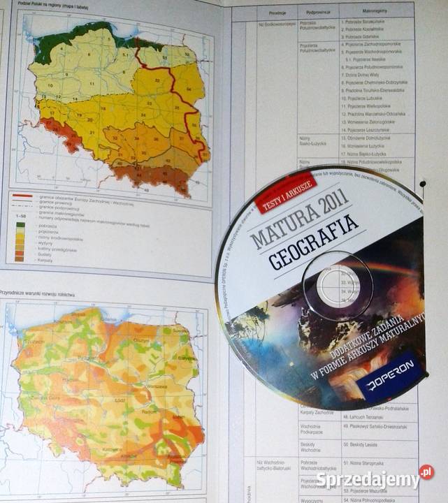 Geografia Matura 2011 Testy i arkusze Dorota Chełm sprzedam