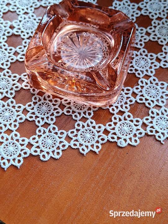 Popielniczka szkło PRL Porcelana i szkło dolnośląskie Legnica