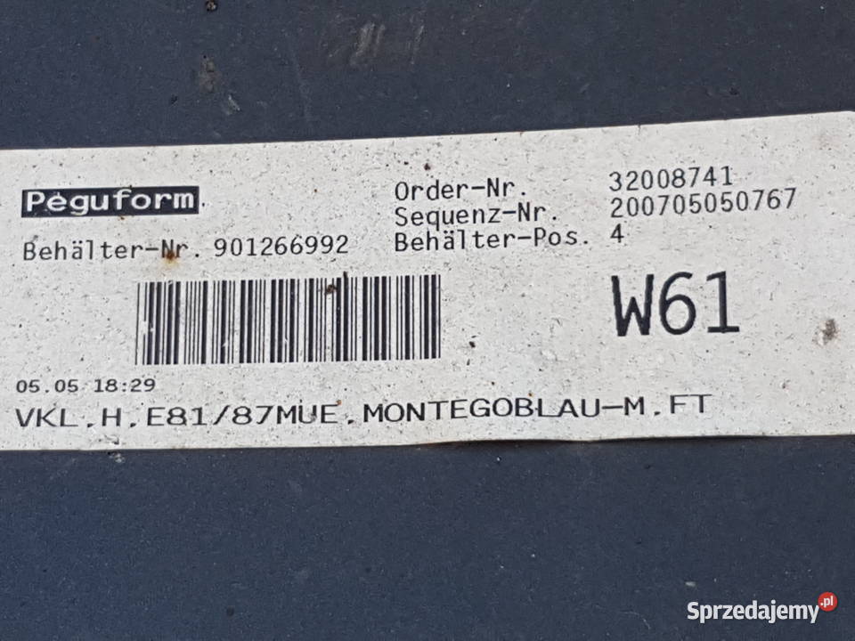 BMW 1 E81 E87 2005 2006 2007 ZDERZAK TYL PDC Karoseria Turek sprzedam