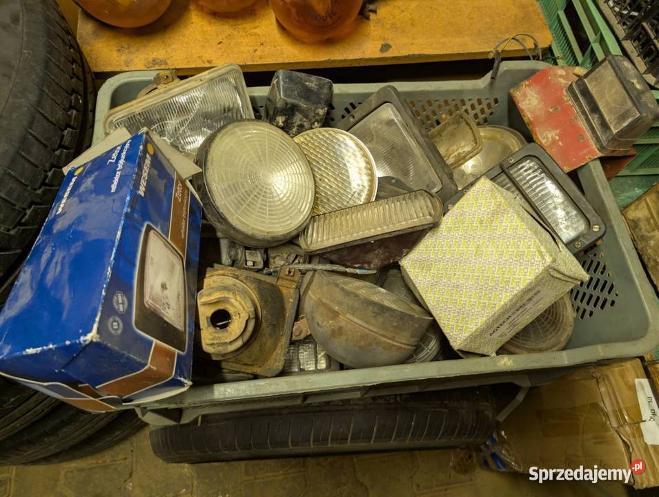 Skrzynka przeróżnych lamp lubelskie Zamość sprzedam