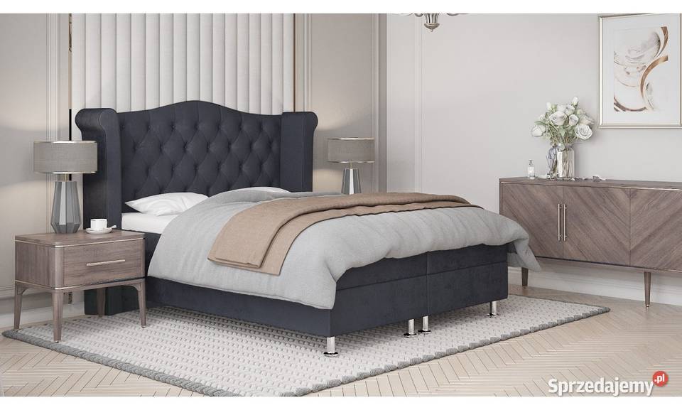 Łóżko Kontynentalne SATURN 140 x 200 DUŻY WYBÓR warmińsko-mazurskie Ełk