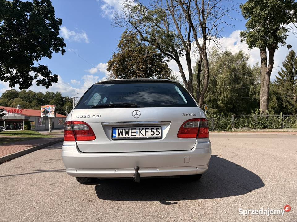 Sprzedam MercedesBenz E 320 CDI 4MATIC produkcji hak Ostrów Mazowiecka