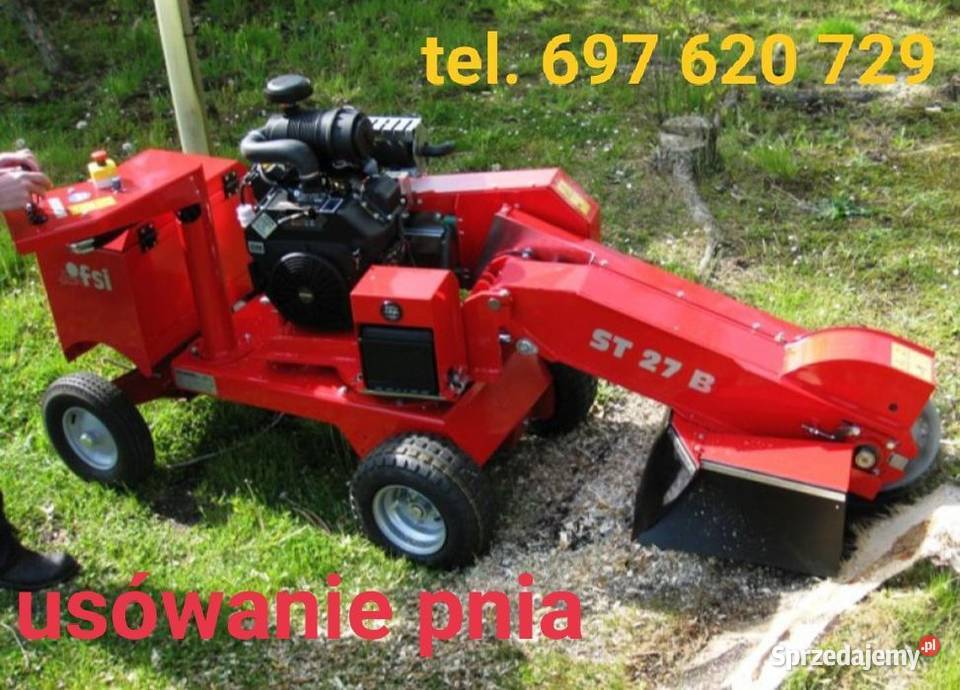 Frezowanie pni ściętych drzewach Pozostałe Tarnów sprzedam