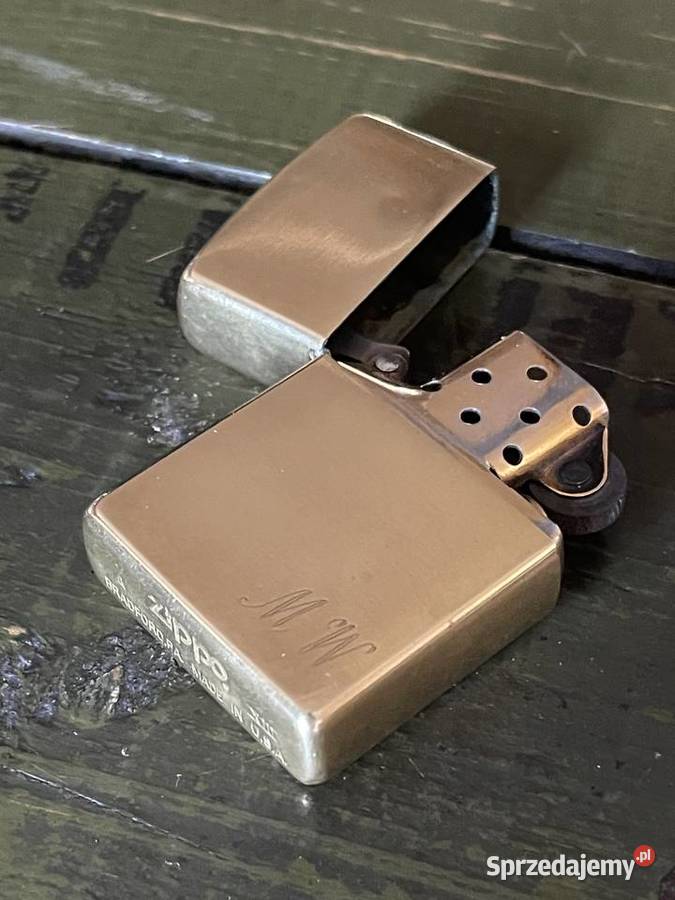 Kolekcjonerska zapalniczka Zippo złota małopolskie Kraków