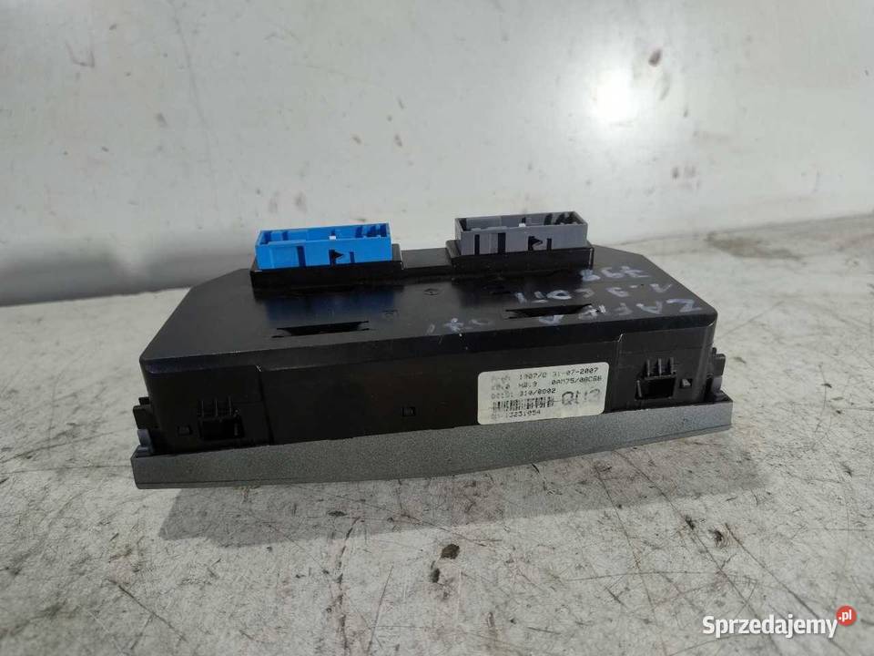 PANEL KLIMATYZACJI OPEL ZAFIRA B 13231054