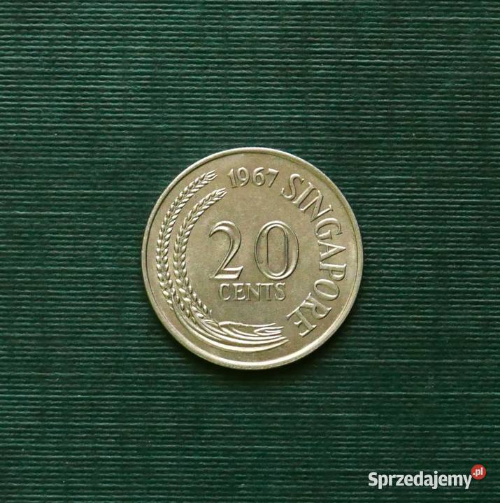 Singapur 20 centów 1967r Gliwice