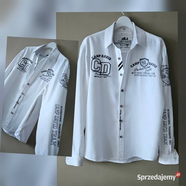Camp David koszula 100 len rozmiar XL regular lubelskie