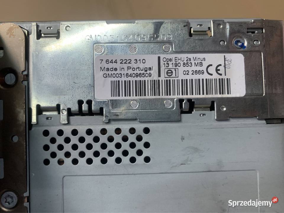 13178155 radio fabryczne Opel Vectra c lift Szczecin