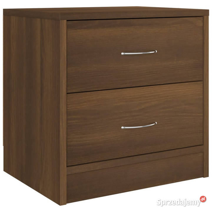 Szafka nocna brązowy dąb 40x30x40 materiał