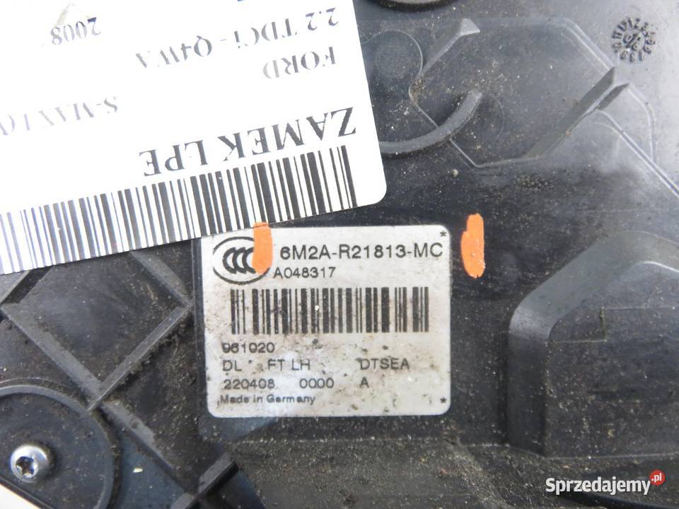 ZAMEK LEWY PRZEDNI FORD S I 6M2AR21813MC Karoseria