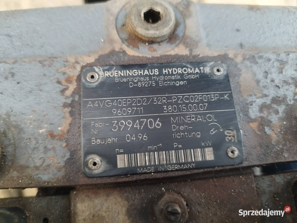 Pompa hydrauliczna A4VG40 Brueninghaus wielkopolskie Strzyżew