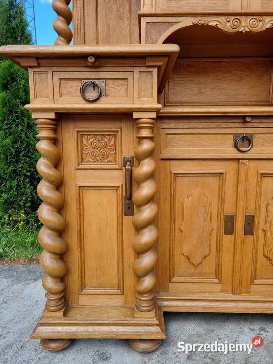 Jadalnia w stylu gdańskim komplet Kredens i Szczecin