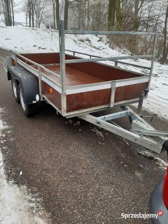 Przyczepka samochodowa dwu osiowa DMC 2T Olesno sprzedam
