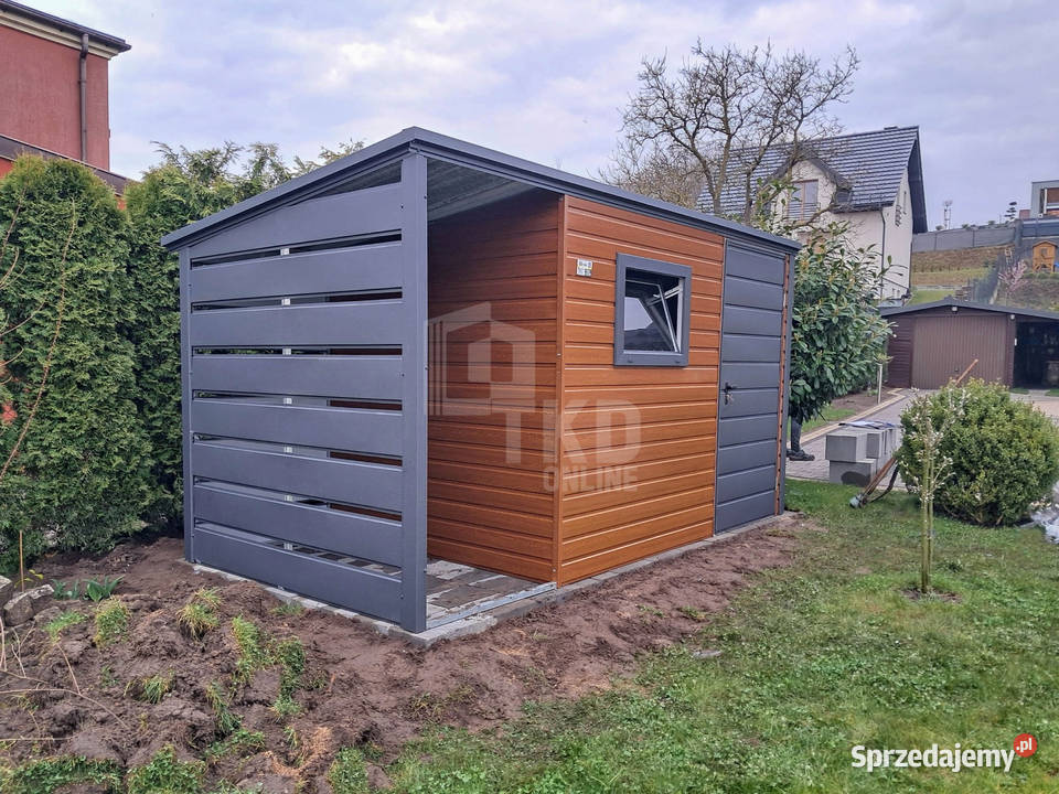 Schowek domek ogrodowy 25x2m wiata 05m drzwi Grudziądz