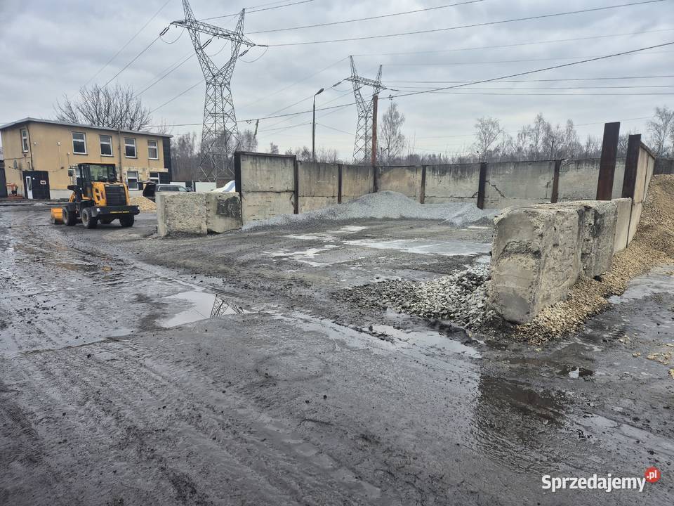 Wynajmę działka przemysłowa 08 ha utwardzona z Dąbrowa