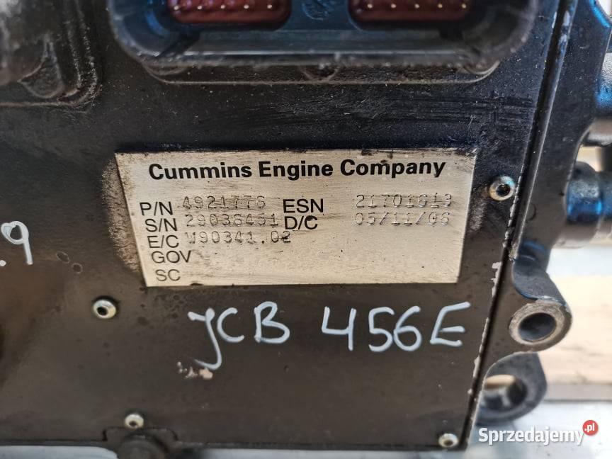 JCB 456 E Moduł ECU Cummins 4921776 Wilkowo