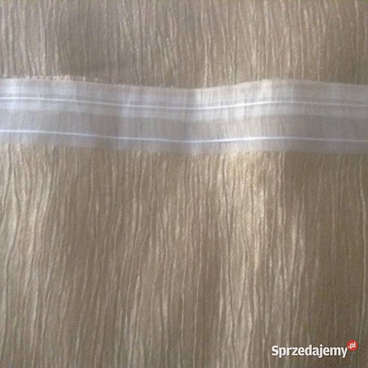 2 zestawy zasłon na okna z kreszu i Lurexu