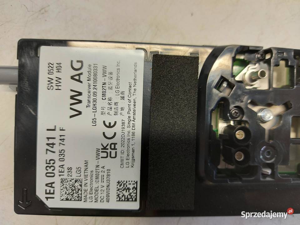 Porsche Taycan GTS 9J1 2023r Antena sterownik