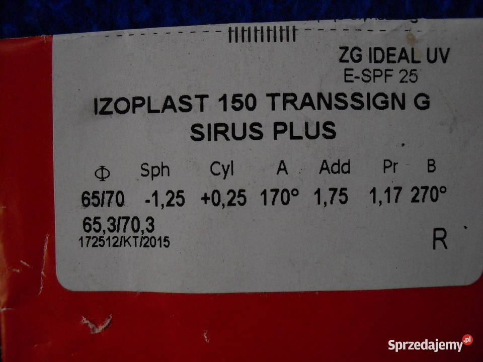 SOCZEWKI DO OKULARÓW