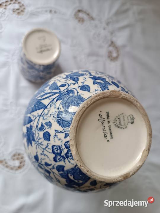 Stary zestaw porcelany wazon i wazonik Gorlice sprzedam