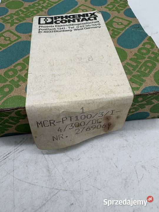 Phoenix Contact MCRPT1003I4300DC 2769064 Warszawa sprzedam