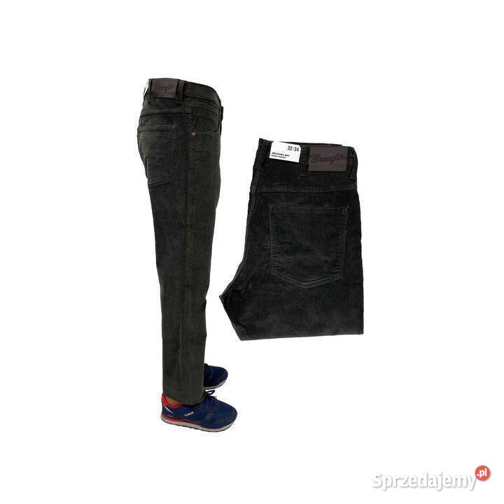 Spodnie męskie sztruks Wrangler Arizona Moss warmińsko-mazurskie sprzedam