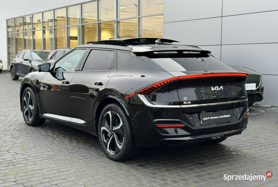 Kia EV6 GTLINE AWD 325 dach panoramiczny demo elektrycznie ustawiane fotele Toruń sprzedam
