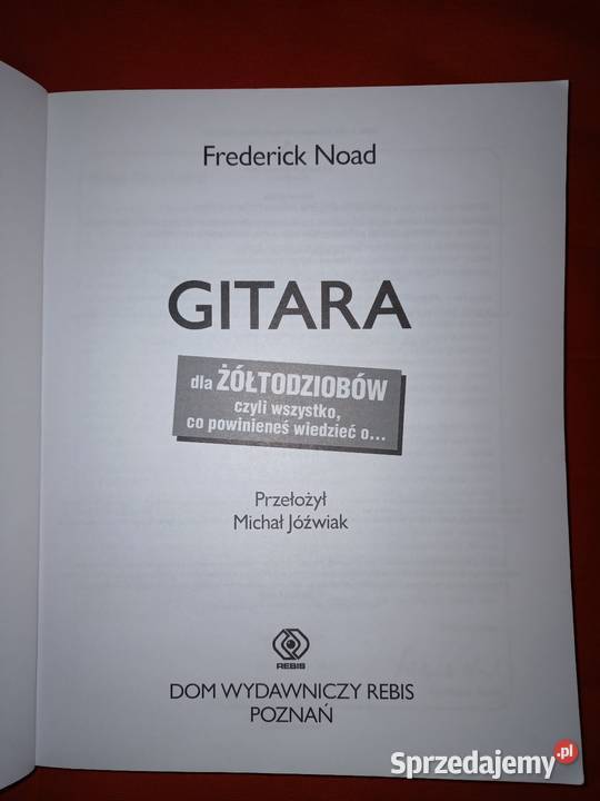 Gitara z płytą Frederick Noad Poznań