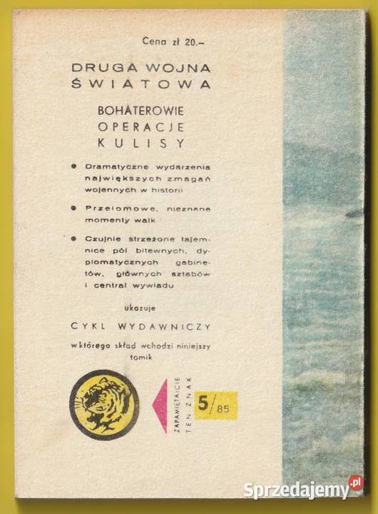 ŻÓŁTY TYGRYS KRYMSKA PUŁAPKA 1985 Łódź