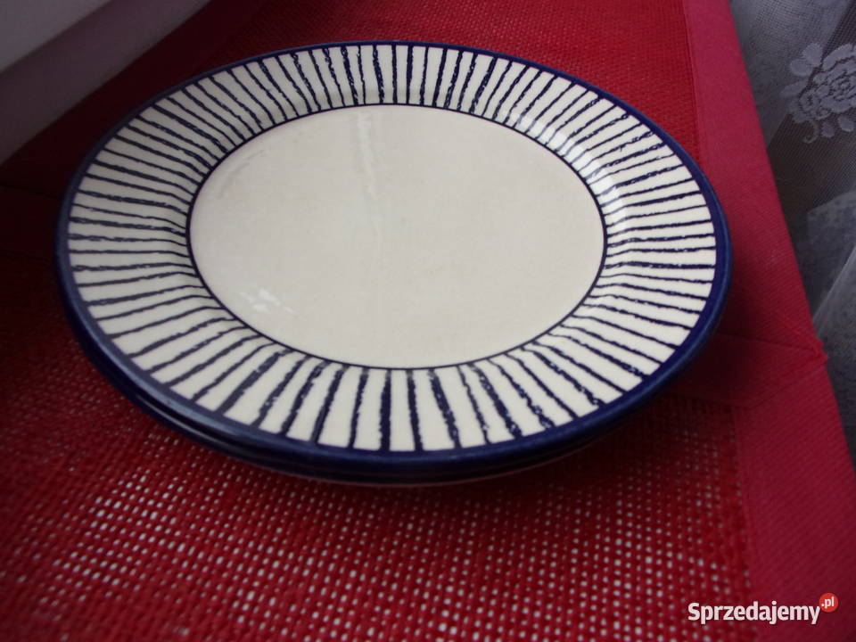 2 wyjątkowe talerze śniadaniowo zakąskowe Warszawa