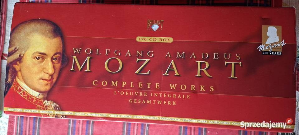 Wolfgang Amadeus Mozart Comlete Works 170 CD box Płyty i kasety Kraków sprzedam